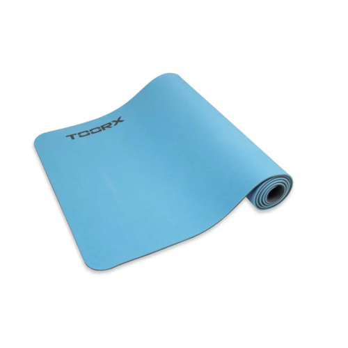 Купить Коврик для фитнеса  Toorx Yoga Professional TPE 183 х 60 х 0,6 см Azzurro/Antracite (MAT-183) в Киеве - фото №1